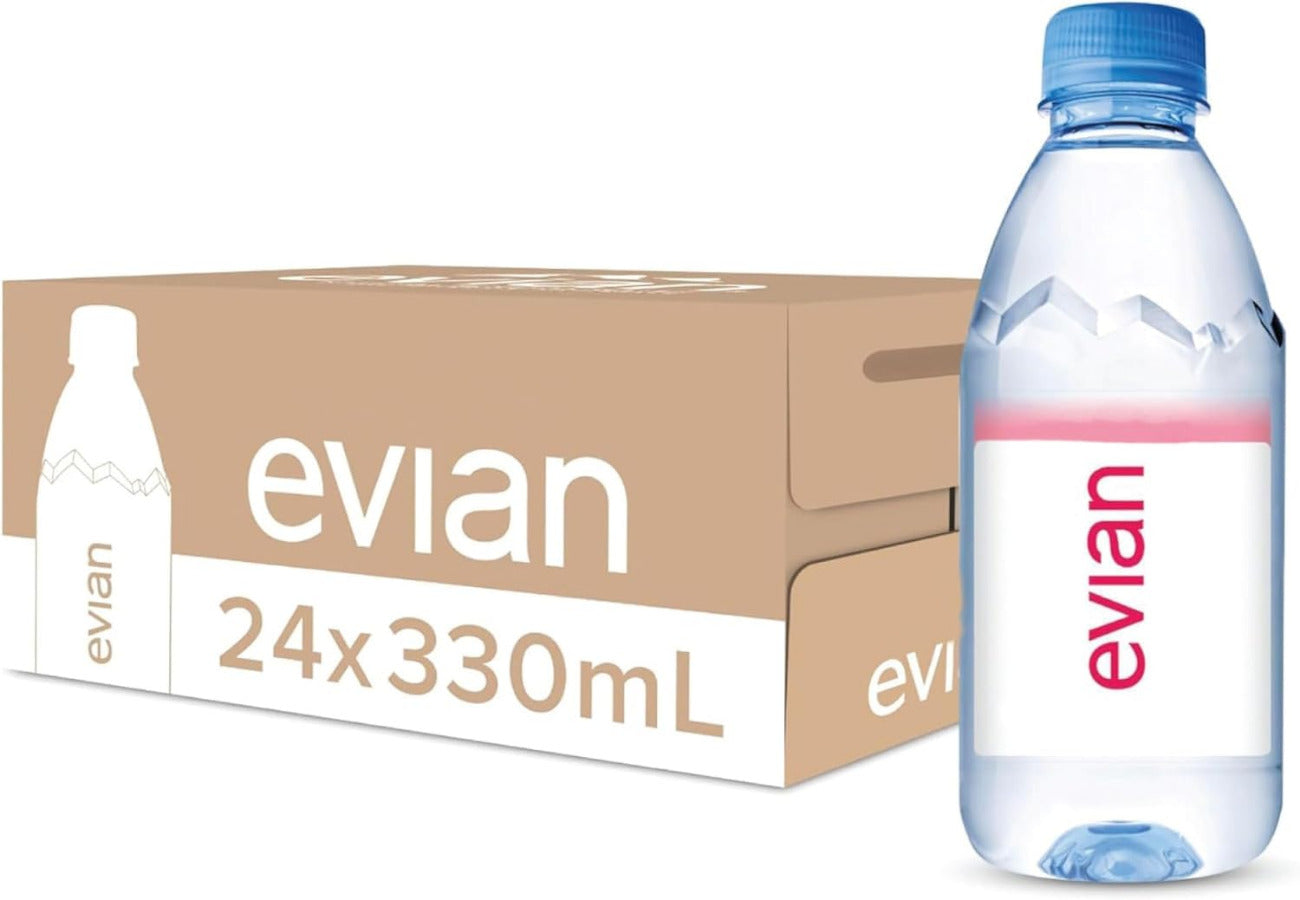Water, Evian, 24 x 330ml