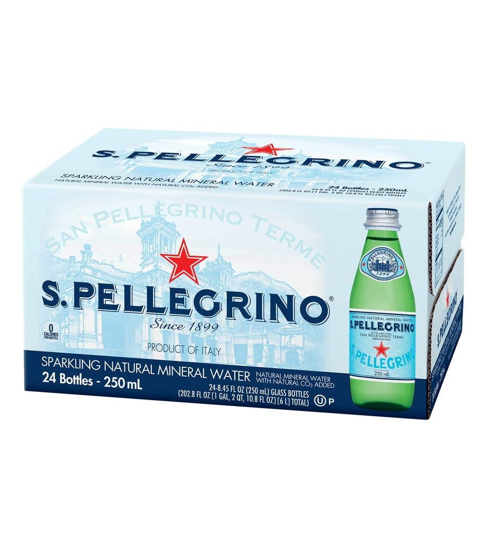 Water, San Pellegrino - Sparkling - Glass - 24x250ml