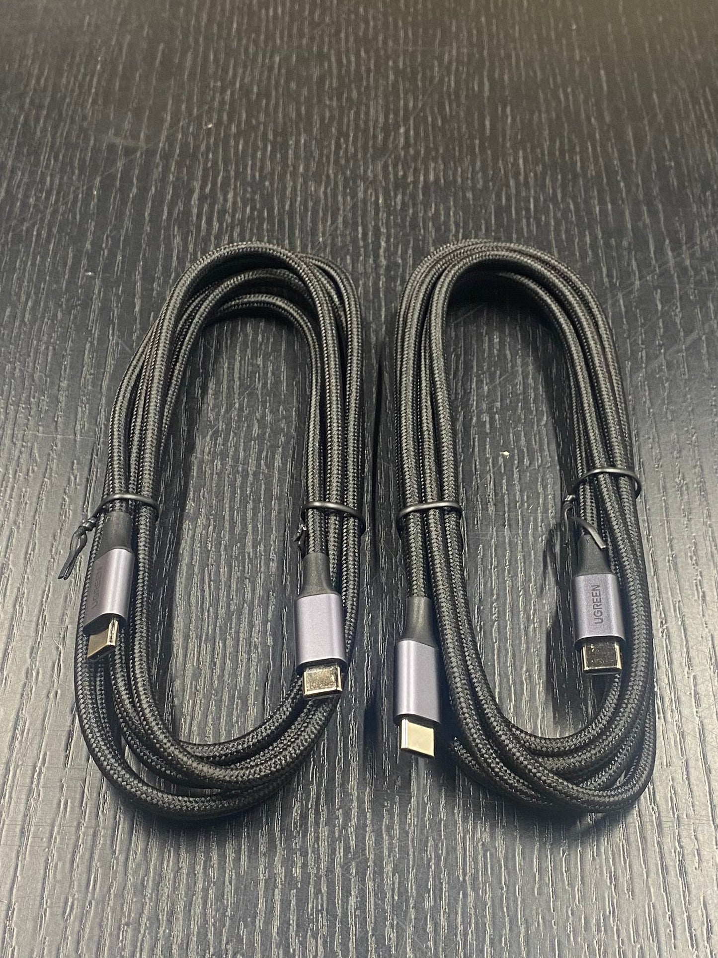 Black Charger - USB-C to USB-C (x2)