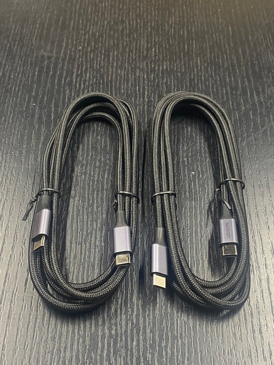 Black Charger - USB-C to USB-C (x2)
